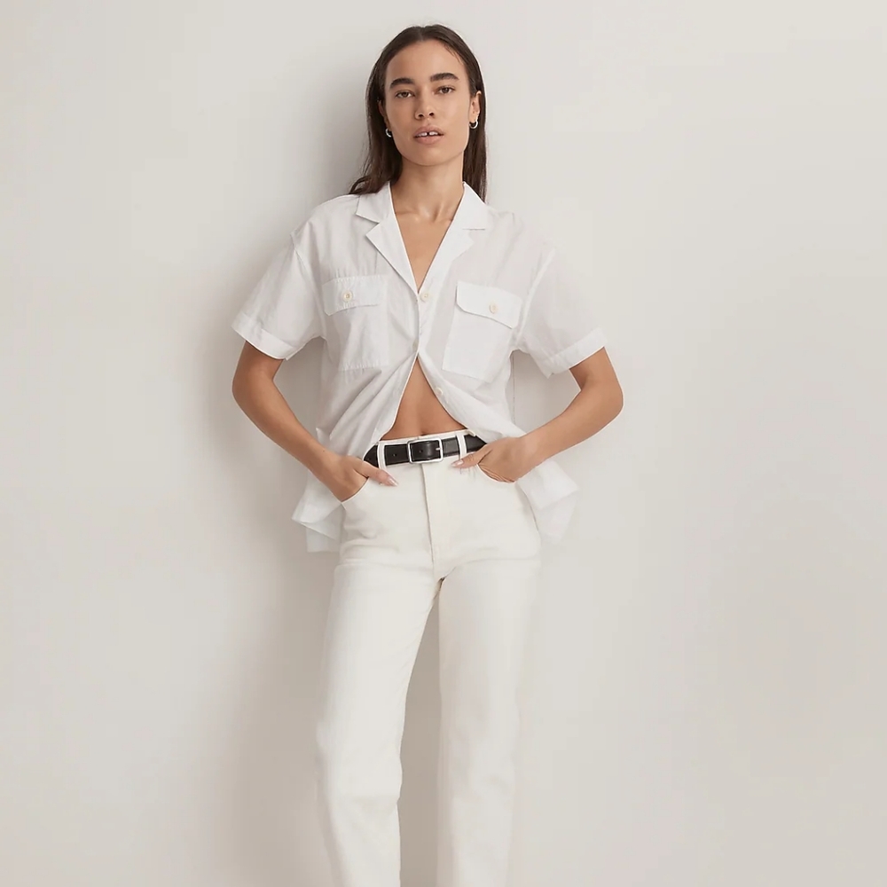 Madewell Signature Poplin Camp Shirt